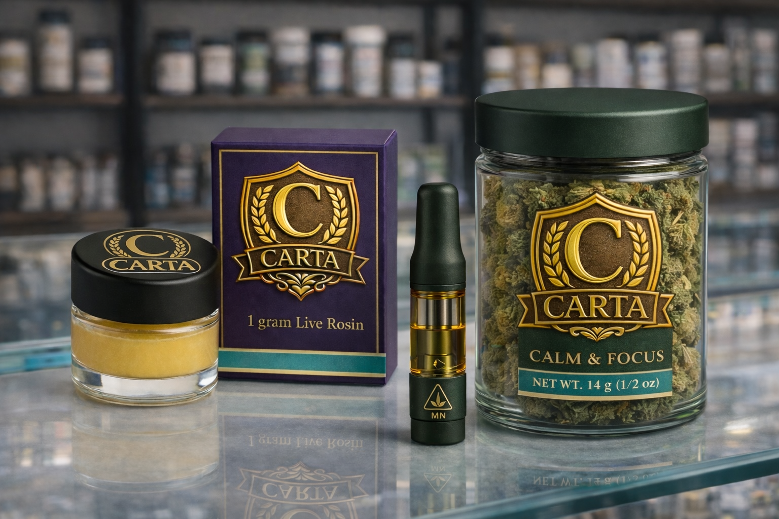 CARTA product family with profile-matched adult-use products