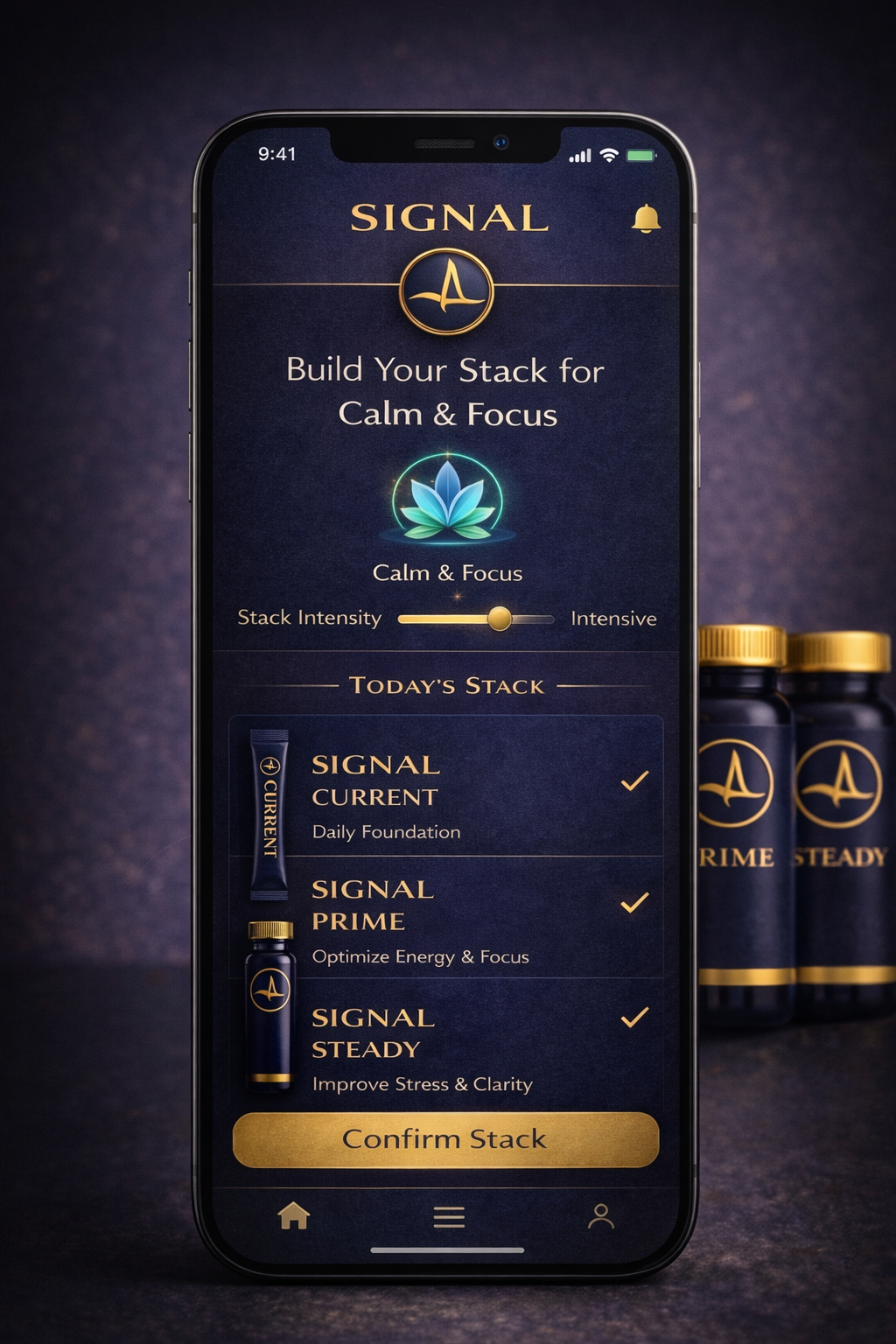 SIGNAL Arc stack builder interface