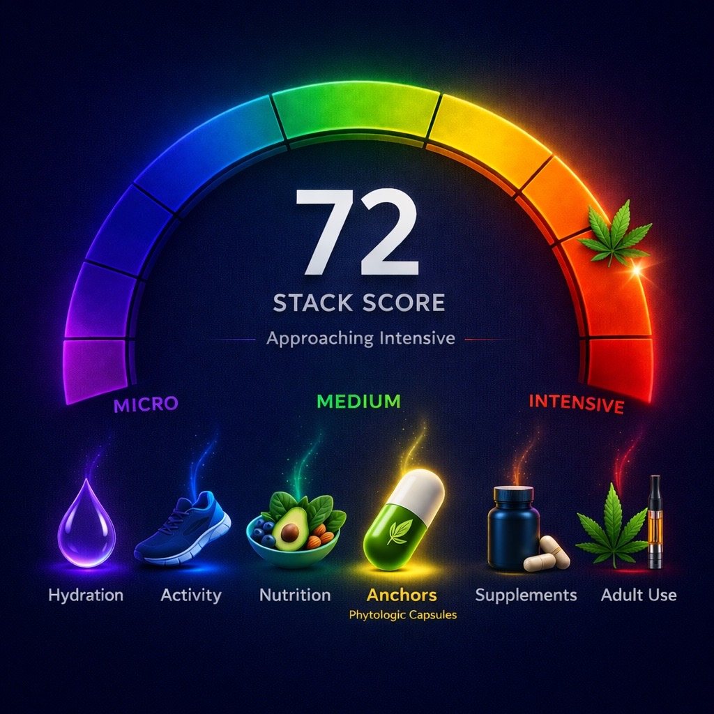 SIGNAL stack score showing progress from micro to intensive